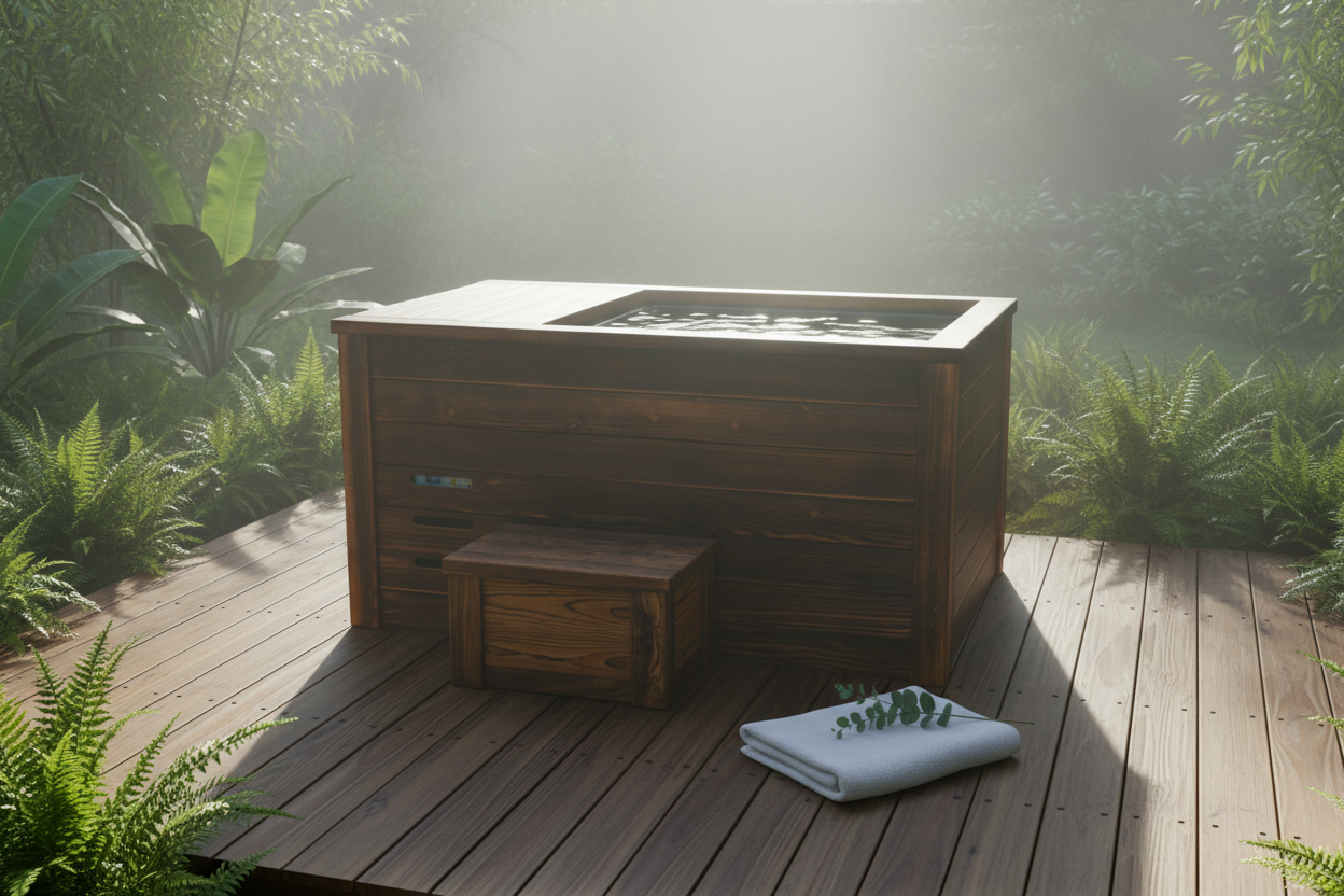 Kooru Cold Plunge Tub lifestyle shot
